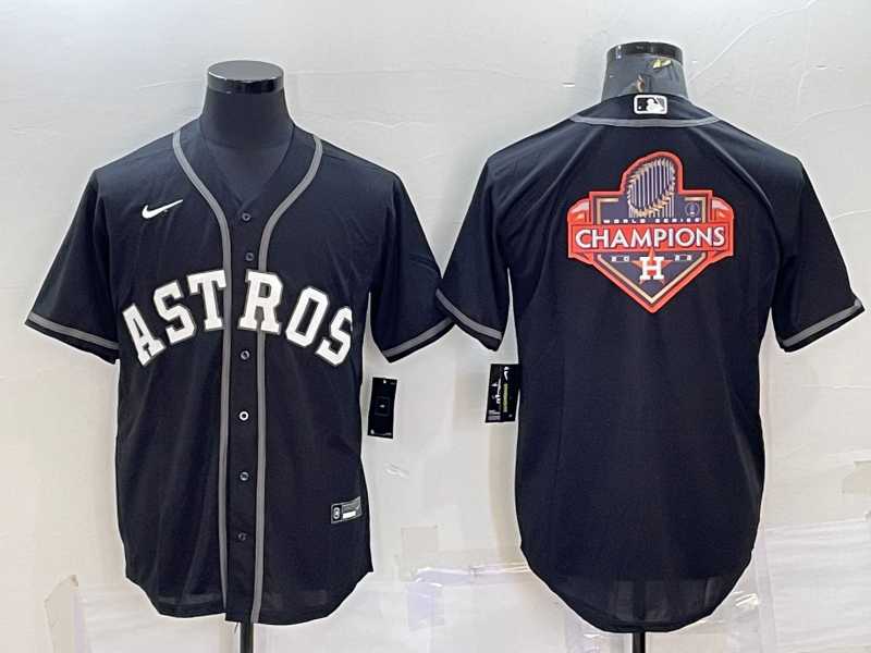 Men's Houston Astros Black Champions Big Logo Stitched MLB Cool Base Nike Jersey,We sell and wholesale Men's Houston Astros Black Champions Big Logo Stitched MLB Cool Base Nike Jersey on line form chian!